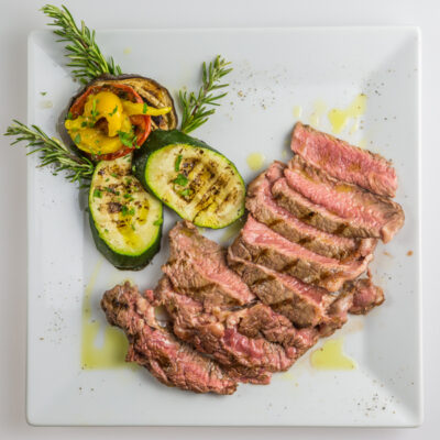 tagliata di chianina / sliced chianina steak